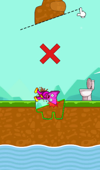 Herunterladen Toilet Time! Fun Bridge Puzzle Puzzle-Spiele für Android Bildschirmfoto 3