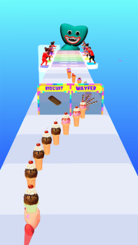 Herunterladen Ice Cream Stack Runner-Spiele Arkade für Android Bildschirmfoto 2