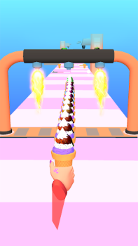Herunterladen Ice Cream Stack Runner-Spiele Arkade für Android Bildschirmfoto 3