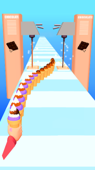 Herunterladen Ice Cream Stack Runner-Spiele Arkade für Android Bildschirmfoto 4