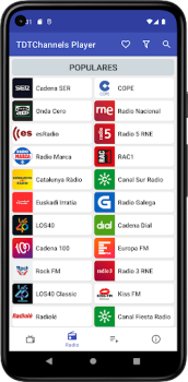 Herunterladen TDTChannels Player Unterhaltung für Android Bildschirmfoto 2