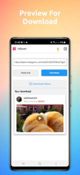Herunterladen InSaver - Video Downloader Soziales für Android Bildschirmfoto 7
