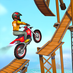 Logo 2D Bike Game -Bike Racing Game