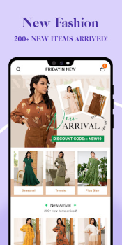 Herunterladen Fridayin- fashion clothes shop Einkaufen für Android Bildschirmfoto 4