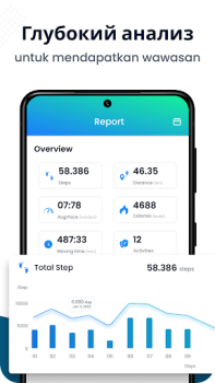 Herunterladen Daily Step: Stufenzähler Gesundheit & Fitness für Android Bildschirmfoto 3