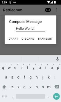 Herunterladen Rattlegram - SMS via audio! Kommunikation für Android