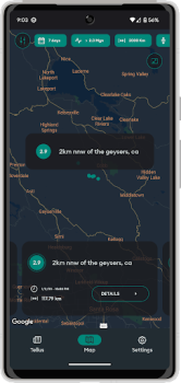 Herunterladen Tellus earthquake detector Nachrichten & Magazine für Android Bildschirmfoto 5