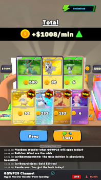 Herunterladen TCG Hyper Card Idle Streamer Kartenspiele für Android Bildschirmfoto 2