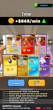 Herunterladen TCG Hyper Card Idle Streamer Kartenspiele für Android Bildschirmfoto 6