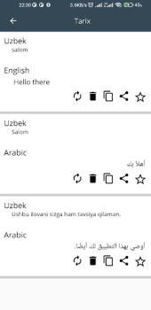 Herunterladen O'zbekcha-arabcha tarjimon Bildung für Android Bildschirmfoto 5