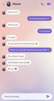 Herunterladen (G)I-DLE Fake-Videoanruf, Chat Unterhaltung für Android Bildschirmfoto 3