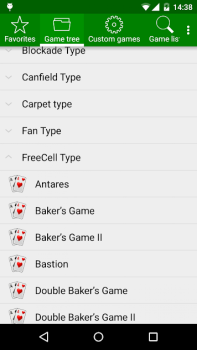 Herunterladen 250+ Solitär Sammlung Brettspiele für Android Bildschirmfoto 6