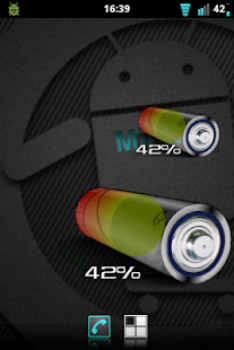 Herunterladen 3D-AA Battery Widget Werkzeuge für Android Bildschirmfoto 2