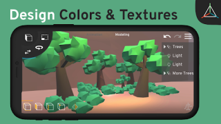 Herunterladen Prisma3D - Modeling, Animation Werkzeuge für Android Bildschirmfoto 2