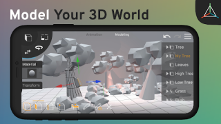 Herunterladen Prisma3D - Modeling, Animation Werkzeuge für Android Bildschirmfoto 6
