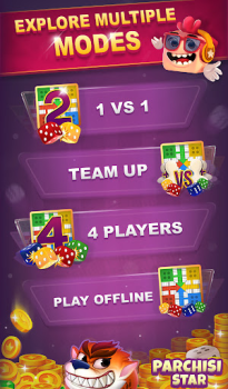 Herunterladen Parchisi STAR Online Brettspiele für Android Bildschirmfoto 2