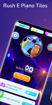 Herunterladen Rush E Piano tiles Musik für Android Bildschirmfoto 5