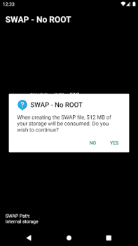 Herunterladen SWAP - No ROOT Werkzeuge für Android Bildschirmfoto 2