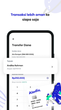 Herunterladen Aladin : Bank Syariah Digital Finanzen für Android Bildschirmfoto 3