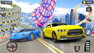 Herunterladen Rennauto große mega-rampe 3d Rollenspiele für Android Bildschirmfoto 4