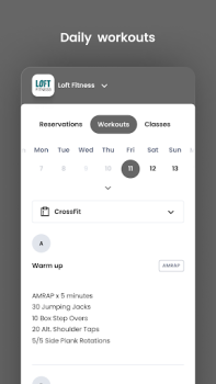 Herunterladen Loft Fitness Gesundheit & Fitness für Android Bildschirmfoto 4
