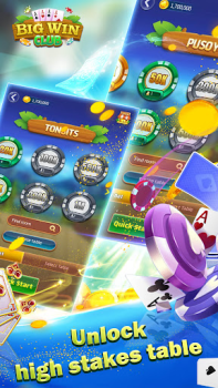 Herunterladen Big Win Club - Tongits Pusoy Kasino für Android Bildschirmfoto 5
