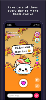 Herunterladen SUSH Grow cute virtual animal Soziales für Android Bildschirmfoto 3