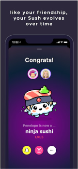 Herunterladen SUSH Grow cute virtual animal Soziales für Android Bildschirmfoto 7