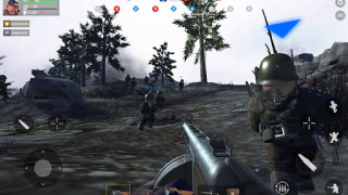 Herunterladen Ardennes Fury: WW2 FPS Guns Aktion für Android Bildschirmfoto 4
