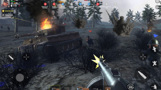 Herunterladen Ardennes Fury: WW2 FPS Guns Aktion für Android Bildschirmfoto 5