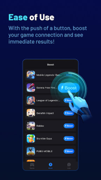 Herunterladen GearUP Game Booster Werkzeuge für Android Bildschirmfoto 5