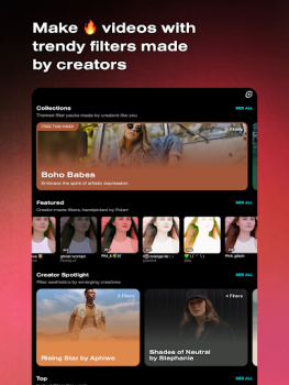 Herunterladen Polarr 24FPS Video-Player und -Editoren für Android Bildschirmfoto 5