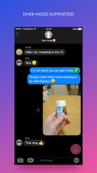 Herunterladen iFake: Fake Chat Messages Unterhaltung für Android Bildschirmfoto 2