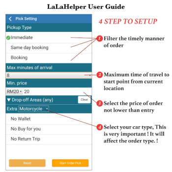 Herunterladen LaLaHelper - Lala auto pick Arbeit für Android Bildschirmfoto 3