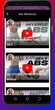 Herunterladen Workout - Chloe Ting Gesundheit & Fitness für Android Bildschirmfoto 2