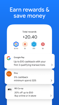 Herunterladen Google Pay: Save and Pay Finanzen für Android Bildschirmfoto 2