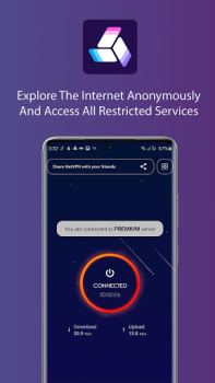 Herunterladen NetVPN - Unlimited VPN Proxy Werkzeuge für Android Bildschirmfoto 6