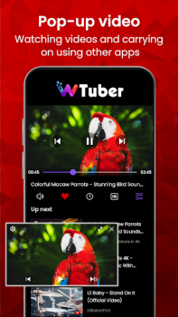Herunterladen Videoplayer - wTuber Video-Player und -Editoren für Android Bildschirmfoto 2