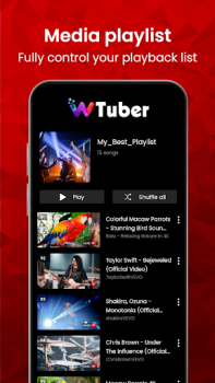 Herunterladen Videoplayer - wTuber Video-Player und -Editoren für Android Bildschirmfoto 4