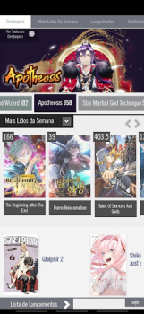 Herunterladen Manga Manlist Unterhaltung für Android Bildschirmfoto 2