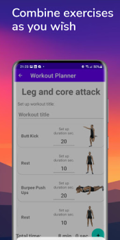 Herunterladen Full body workout at home Gesundheit & Fitness für Android Bildschirmfoto 4