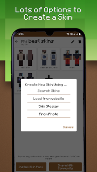 Herunterladen Skin Pack Maker für Minecraft Unterhaltung für Android Bildschirmfoto 4