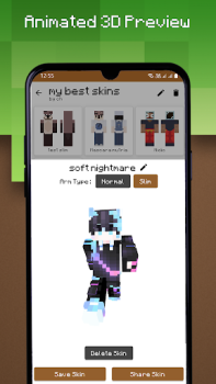 Herunterladen Skin Pack Maker für Minecraft Unterhaltung für Android Bildschirmfoto 5