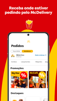 Herunterladen McDonald’s: Cupons e Delivery Essen & Trinken für Android Bildschirmfoto 3