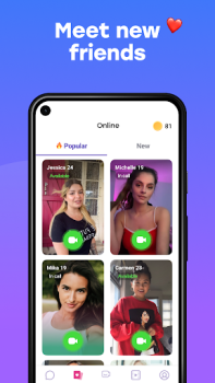 Herunterladen Mili - Live Video Chat Soziales für Android Bildschirmfoto 4