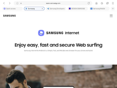 Herunterladen Samsung Internet Browser Beta Kommunikation für Android Bildschirmfoto 7