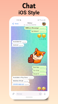 Herunterladen MDGram Messenger Kommunikation für Android Bildschirmfoto 4