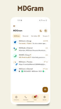 Herunterladen MDGram Messenger Kommunikation für Android Bildschirmfoto 6