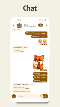 Herunterladen MDGram Messenger Kommunikation für Android Bildschirmfoto 7