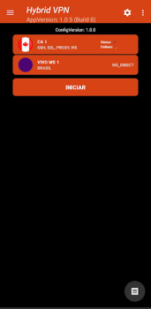 Herunterladen HYBRID VPN Werkzeuge für Android Bildschirmfoto 3